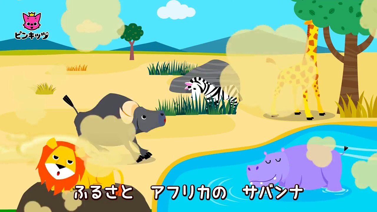 パペットシャーキーポーキー | サメのかぞくのパペットプレー | どうぶつのうた | ピンキッツ童謡