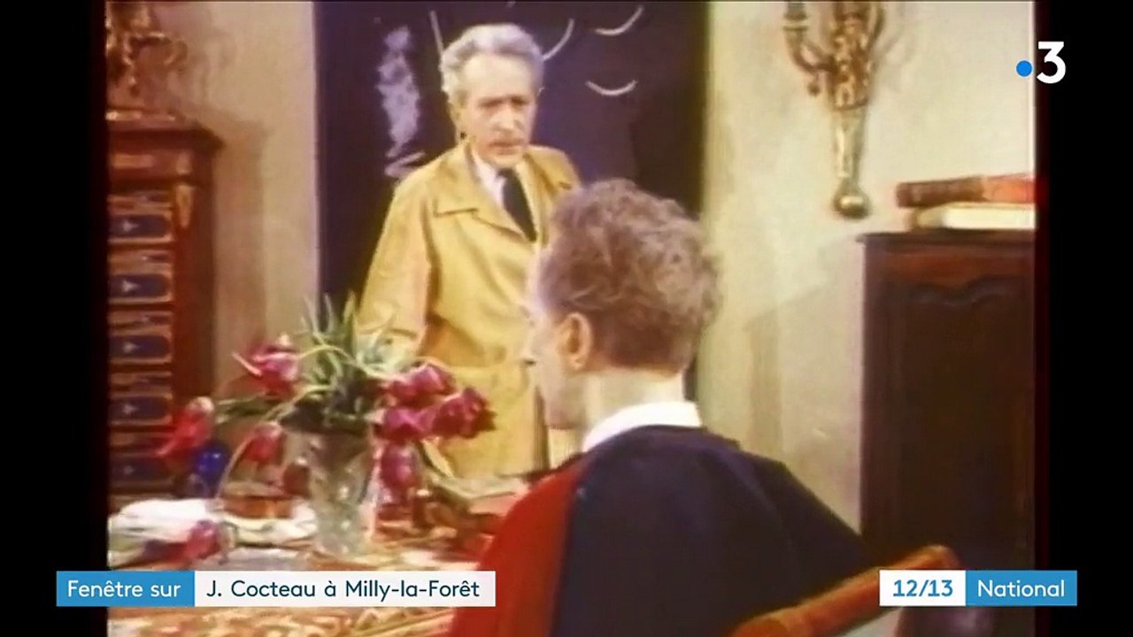 Fenêtre sur Jean Cocteau, à Milly-la-Forêt