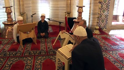 Selimiye'nin genç hafızları mukabele geleneğini sürdürüyor - EDİRNE