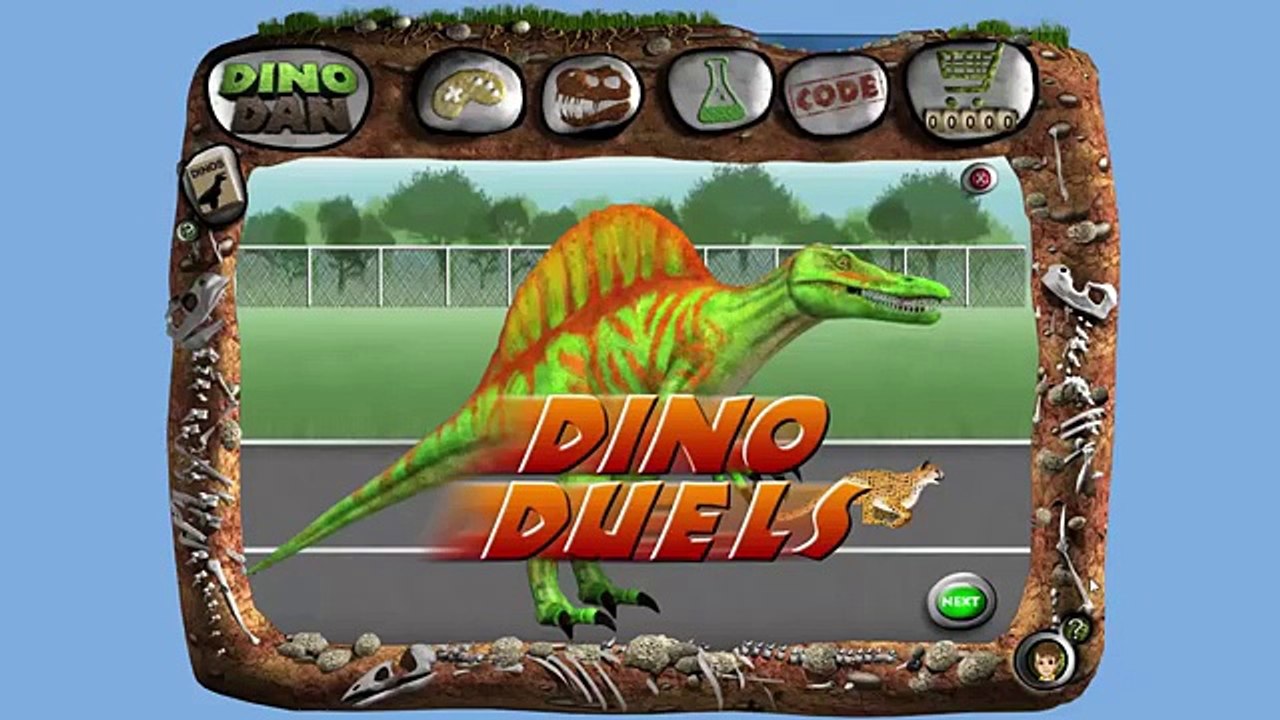 DINO DAN : DINO DUELS #44 - Compsognathus VS Greyhound