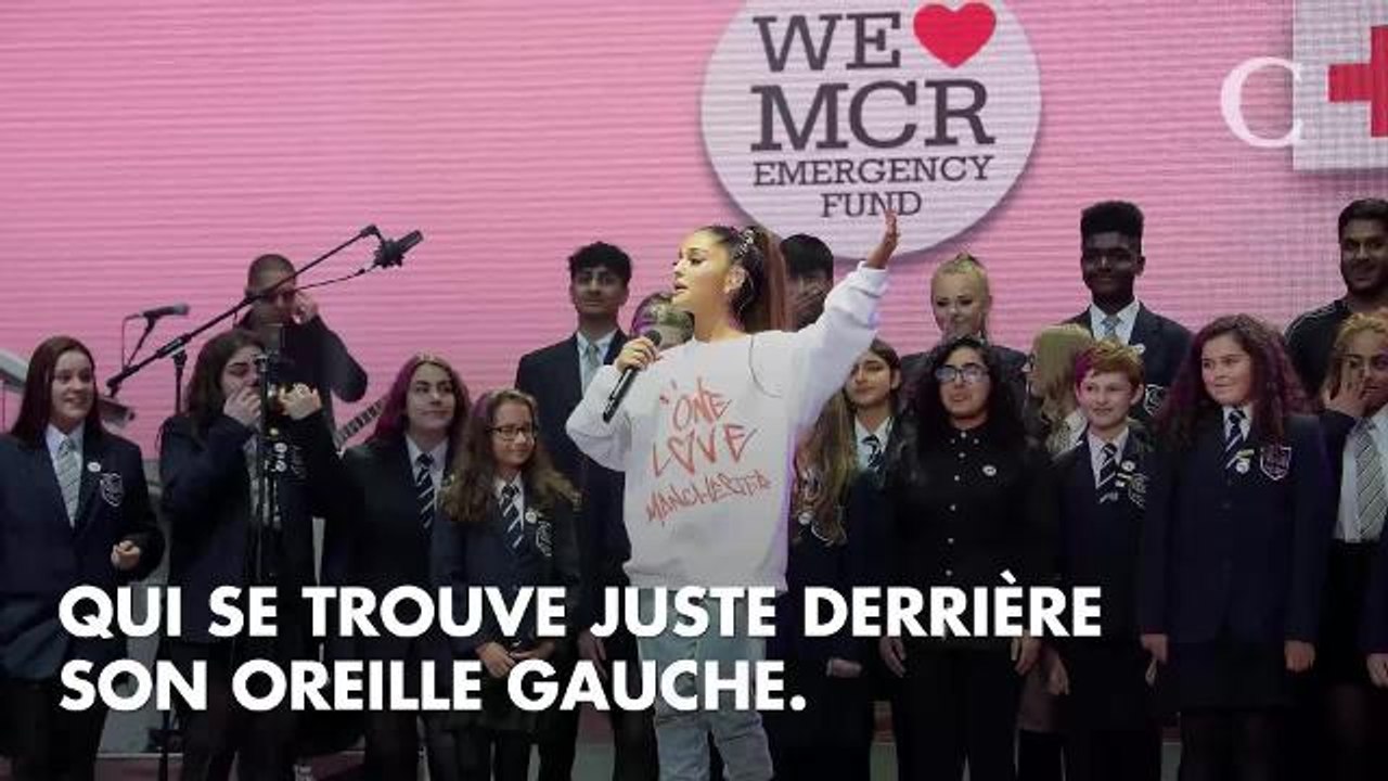 PHOTO. Ariana Grande révèle son tatouage émouvant qui rend hommage aux victimes de l'attentat de Manchester