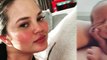 Chrissy Teigen shares first snap of newborn as she reveals she's named him Miles Theodore Stephens