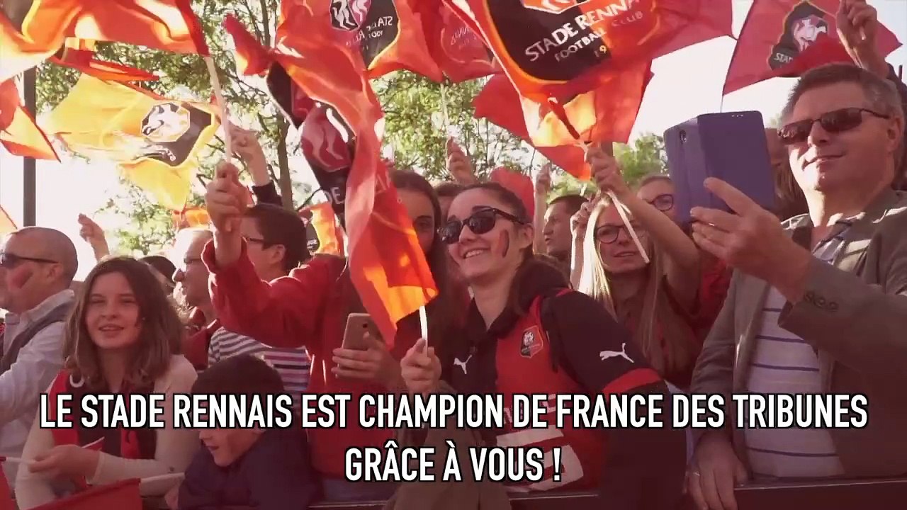 Le Stade Rennais champion de France des tribunes