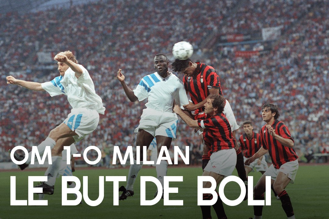 OM 10 Milan Le but de Basile Boli Vidéo Dailymotion