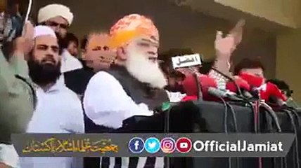 See How Molana Fazal Rehman Responses Over KP-FATA Merger