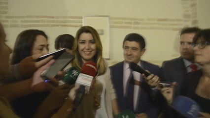 Susana Díaz confía en que la moción del PSOE sea lo mejor para España