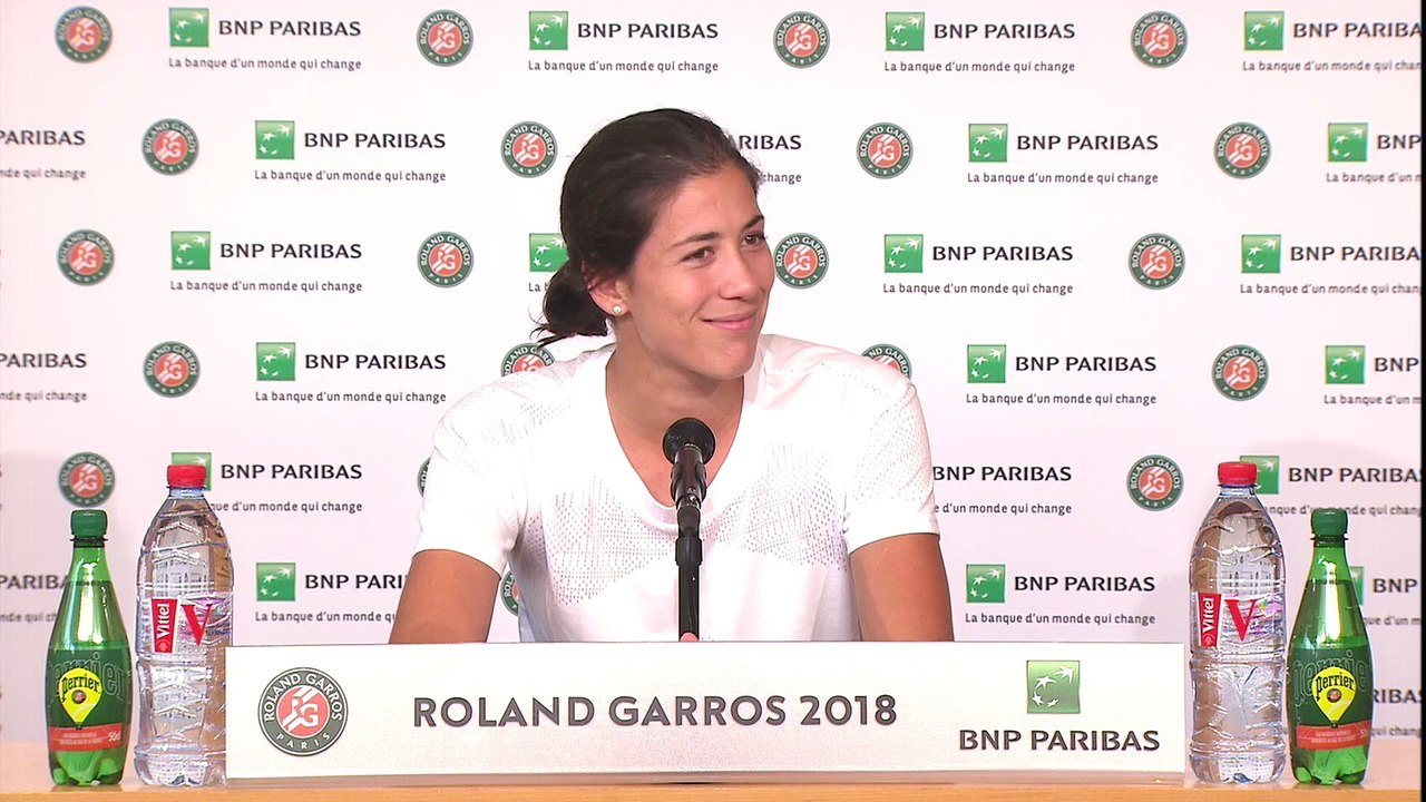 Roland-Garros 2018 - Garbine Muguruza ne connaissait pas... le tableau !