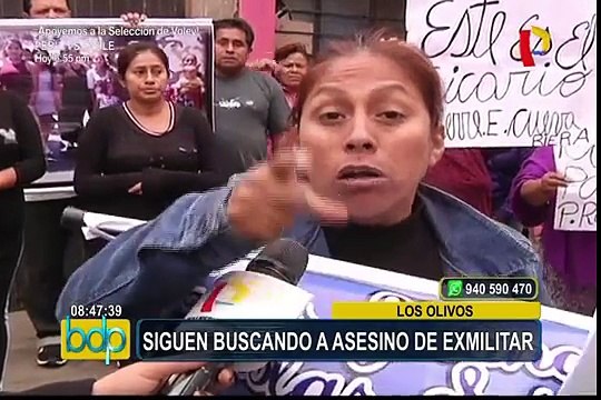 Los Olivos: familiares exigen captura del presunto asesino de exmilitar