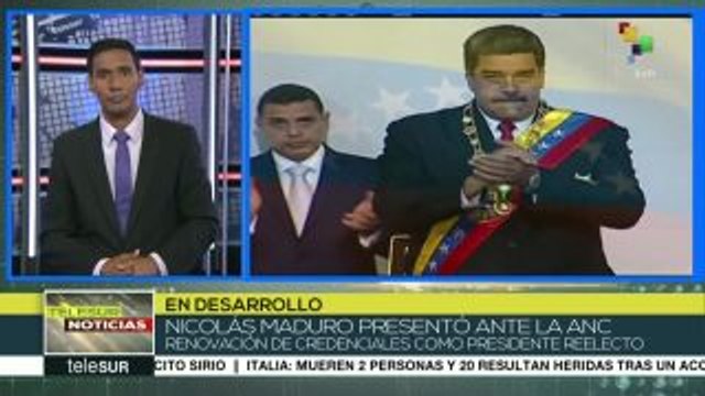Venezuela: 10 de enero de 2019, toma de posesión de Maduro como pdte.