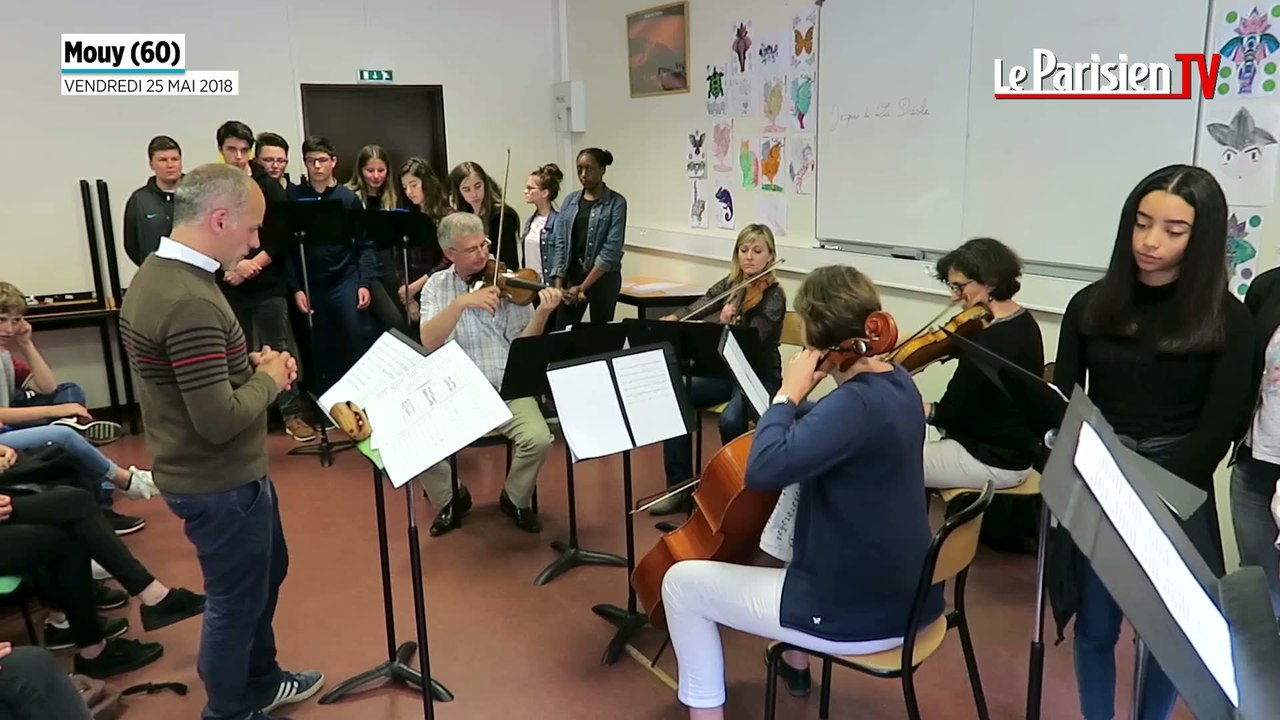 Les collégiens mettent l’enfer de 14-18 en musique