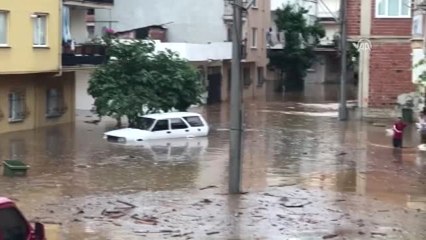 Sağanak, Derede Taşkınlara Neden Oldu (2)