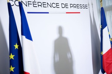 Conférence de presse du Président de la République, Emmanuel Macron à Saint-Pétersbourg