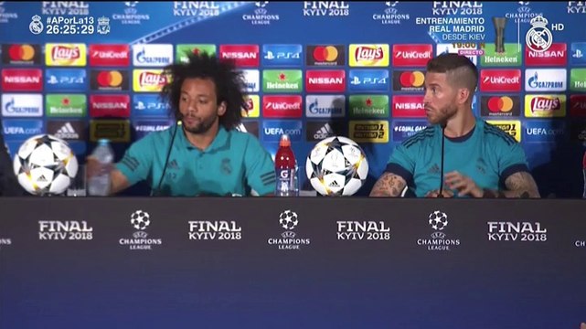 Sergio Ramos y Marcelo analizan la final de la Champions League