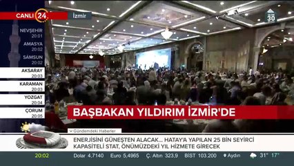 Başbakan Yıldırım İzmir'de