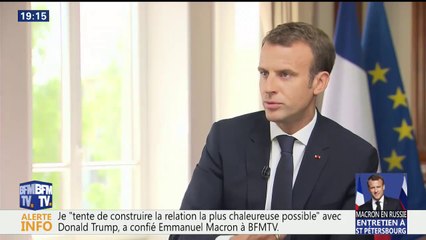 "La Russie est européenne", affirme Emmanuel Macron