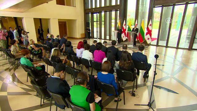 Litvanya Cumhurbaşkanı Dalia Grybauskaite Gürcistan'da - TİFLİS