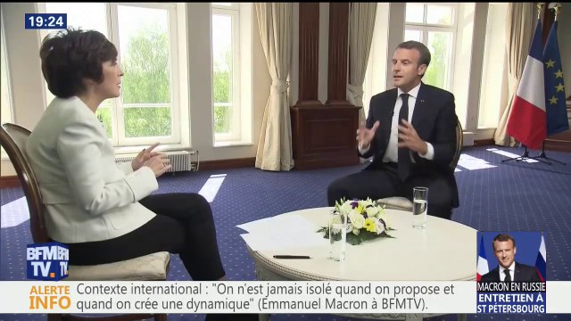 Il y a des manifestations légitimes contre la réforme de la SNCF , explique Emmanuel Macron
