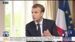 Mélenchon qui promet "une marée humaine": "Ça ne nous arrête pas", réagit Emmanuel Macron