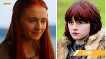 Personagens de Game of Thrones: Série Vs. Livros