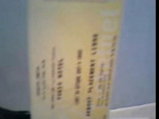 Billet tokio hotel broyé