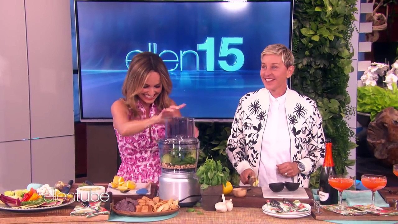 Giada De Laurentiis and Ellen Say Cheers to Spring!