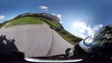 Les derniers km du col des Aravis - Vidéo 360°
