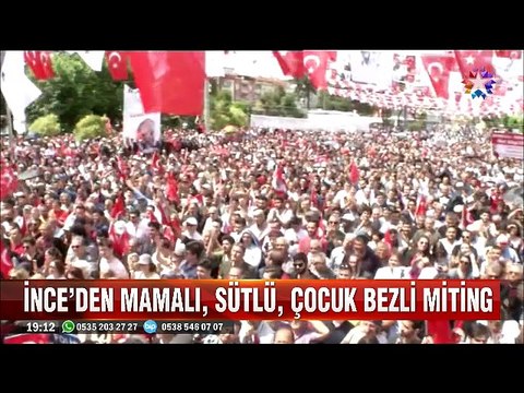 Kürsüye benzin bidonu ile çıkan Muharrem İnce TRT önünde miting yapacak