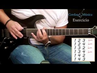 EXERCÍCIO 2ª Etapa - Tabela de Digitação 2 na Guit. - Cordas e Música (Farofa) - Aul.06/Guit./Mod.2