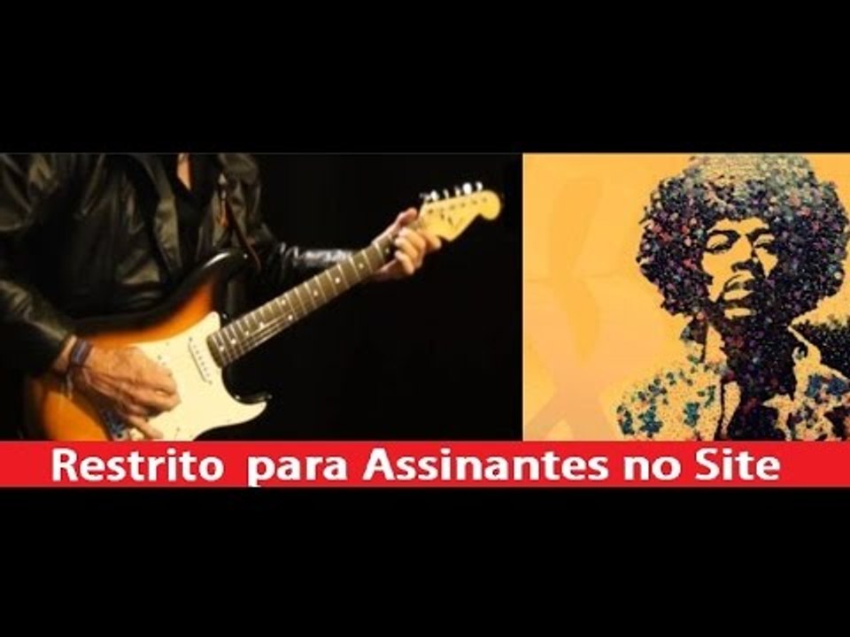 Jimi Hendrix - Little Wing (Aula de Guitarra) - Cordas e Música