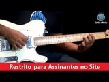 Guitarra Jazz - Walking Bass com  Condução por Quintas - Cordas e Música