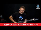 Guitarra - Exercícios 1ª Etapa com  Sweep em Tríades - Cordas e Música