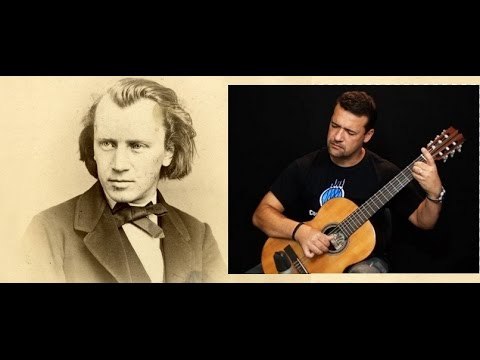 Berceuse - Brahms (AULA GRATUITA) Aula de Violão Clássico para INICIANTES - Cordas e Música