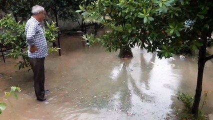 Muğla’da yağmur, su baskınlarına sebep oldu