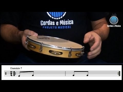 Percussão (AULA GRATUITA) Conhecendo os Primeiros toques no Pandeiro - Cordas e Música