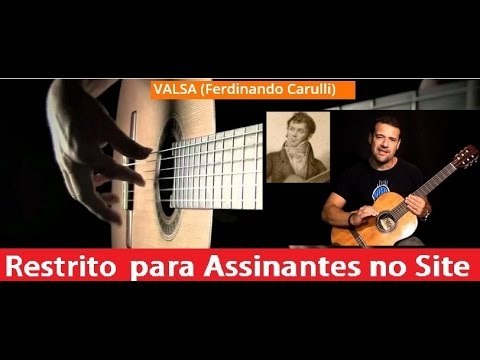 Valsa - Ferdinando Carulli (Violão Clássico para INICIANTES) - Cordas e Música