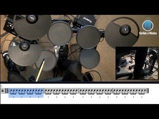 Bateria (AULA GRATUITA) Conhecendo Novas Técnicas com as Tercinas - Cordas e Música