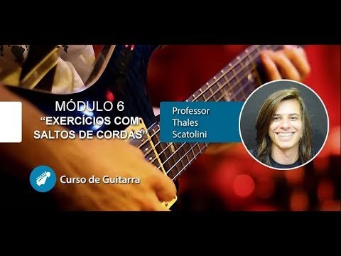 Guitarra - Exercícios de Salto de Cordas com Arpejos - Cordas e Música