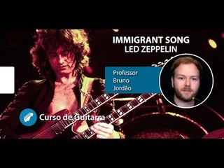 Led Zeppelin - Immigrant Song - AULA DE GUITARRA