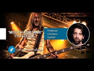 Pantera - Mouth for War (AULA DE CONTRABAIXO) - Cordas e Música