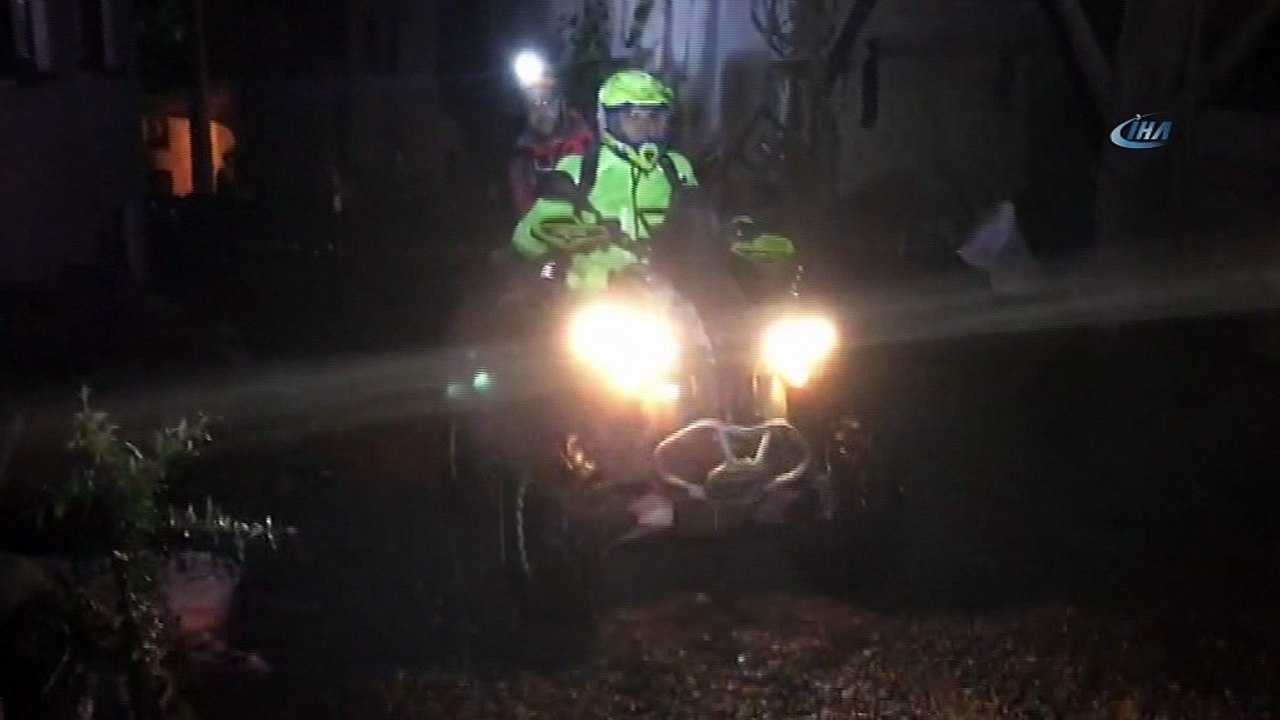 İşte sel suları altında kalan köyden ilk görüntüler