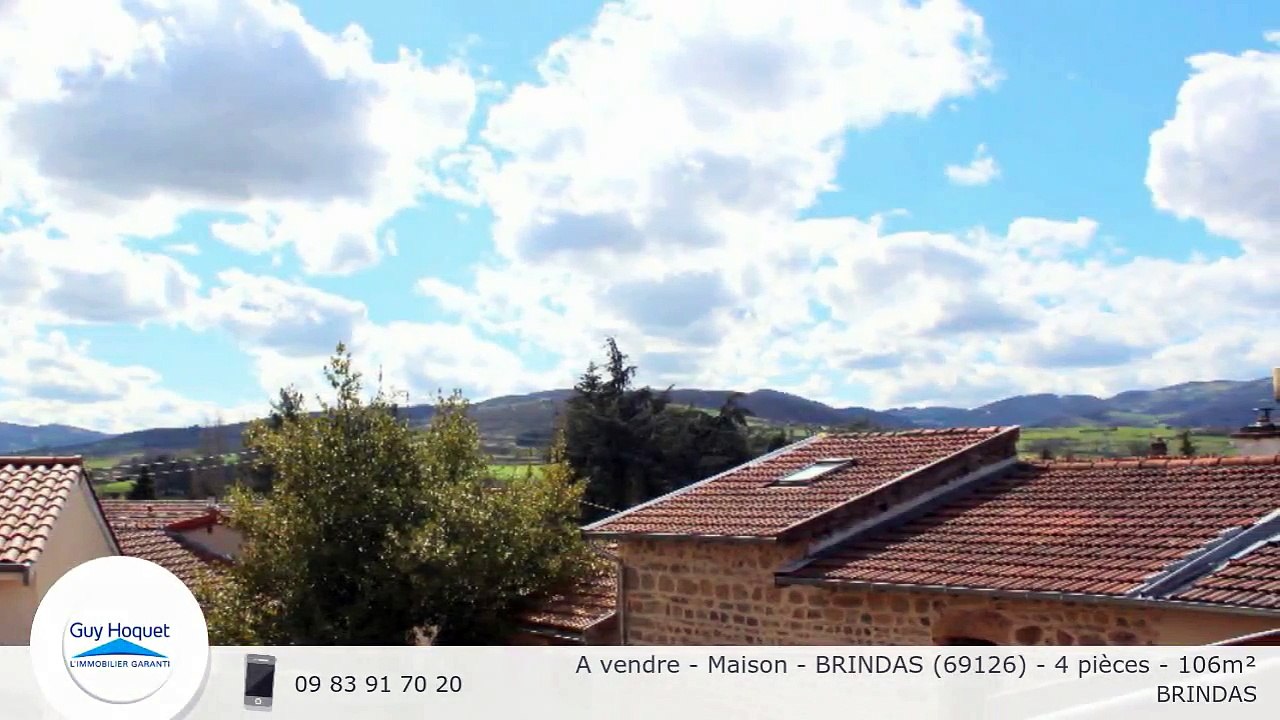 A vendre - Maison - BRINDAS (69126) - 4 pièces - 106m²