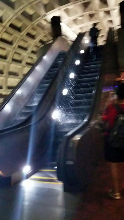 Leaking Subway Station Creates Waterfall