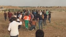 Heridos 25 palestinos por fuego israelí en protestas en la frontera de Gaza