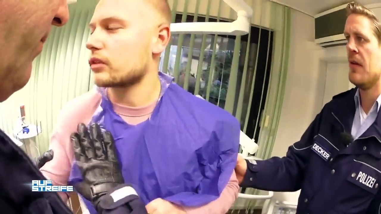 Angst vorm Zahnarzt? Sonst ist Sascha doch mutig! | Auf Streife | SAT.1 TV