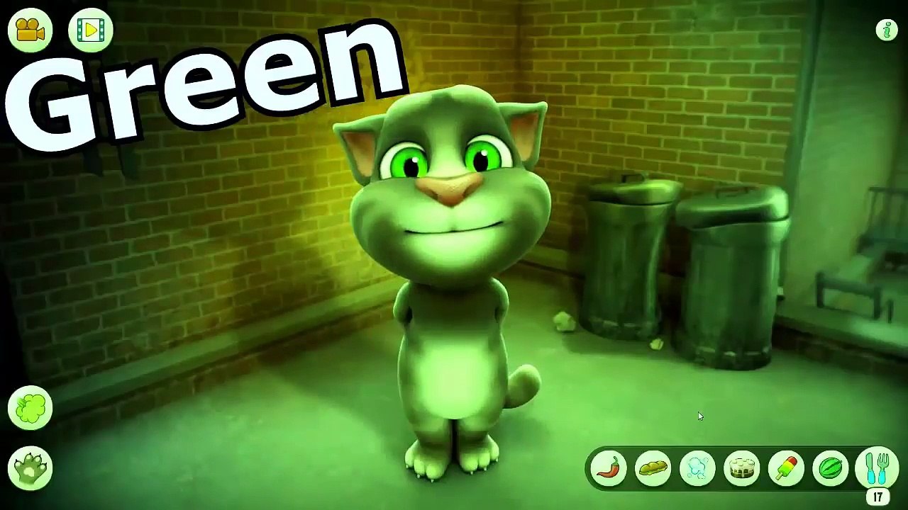 Learn Colors With Talking Tom 2017 HD Funny Animals Compilation - video ...