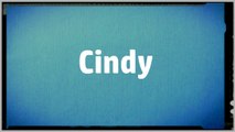 Significado Nombre CINDY - CINDY Name Meaning