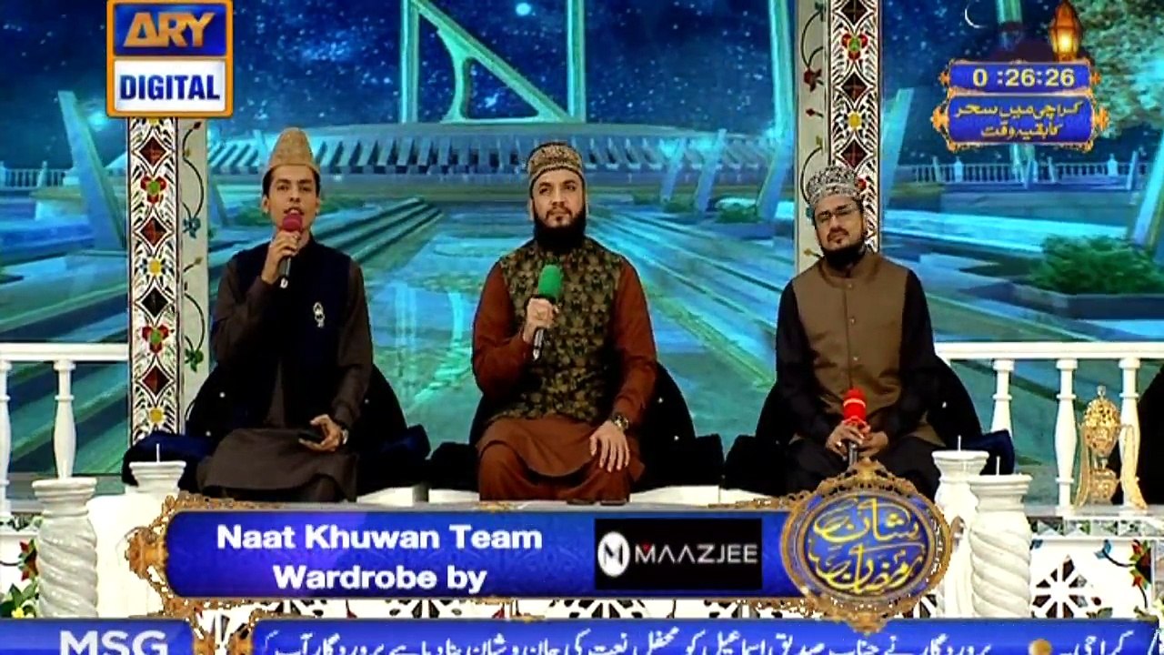 Shan-e-Sehr – Segment: – Middhat-e-Rasool – 26th May 2018