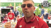 Liverpool Fans Arrive In Kiev For Champions League Final - Interviews