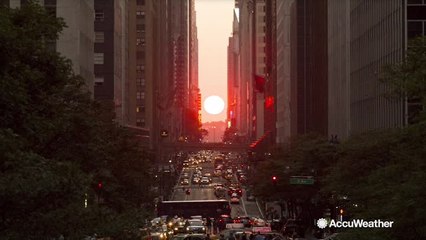 When and where to catch "Manhattanhenge"