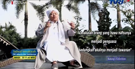 PENGENDALIAN HAWA NAFSU, KH MUHAMMAD FATHURRAHMAN, KULTUM JELANG MAGHRIB EDISI 250518